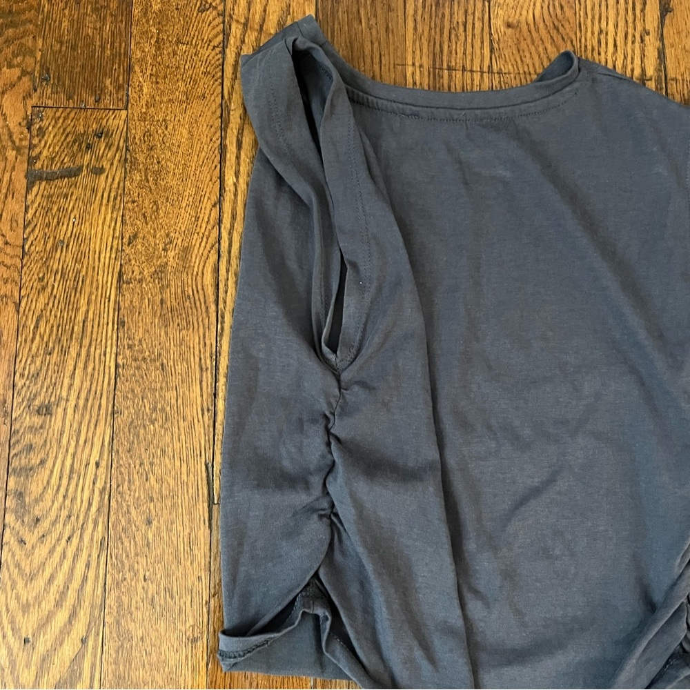 Gray Ruched Top - Picture 3 of 3